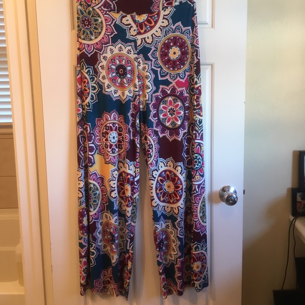 super stretchy palazzo pants