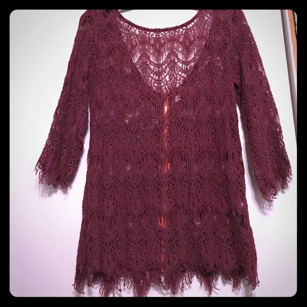 BKE Gimmicks crochet top