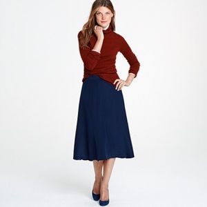 J. Crew Silk Skirt
