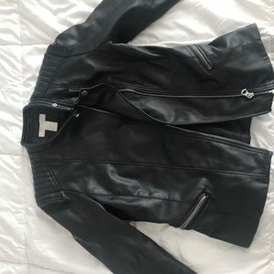 H and M leather Jacket