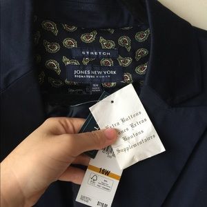 Jones New York Blazer W/ Gold Button