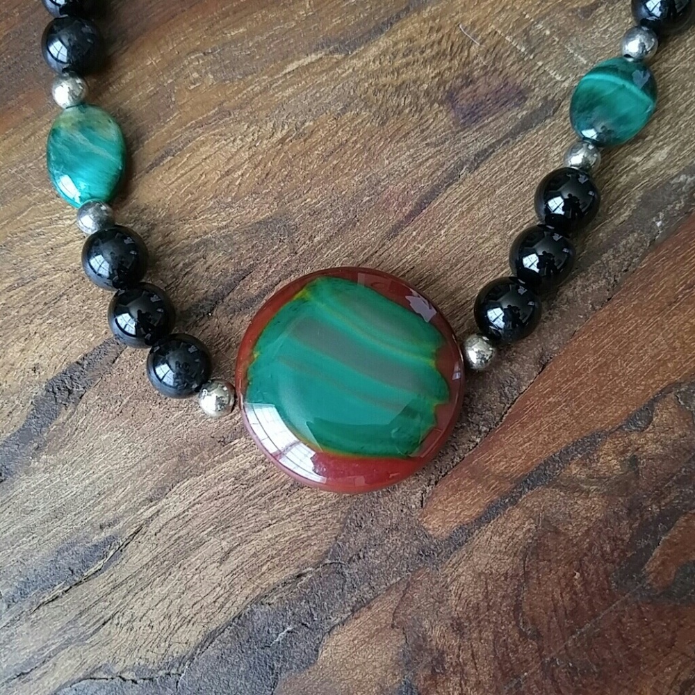 Handmade Genuine Stone Necklace