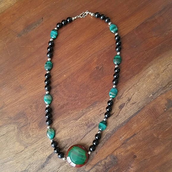 Handmade Genuine Stone Necklace - Picture 3 of 5