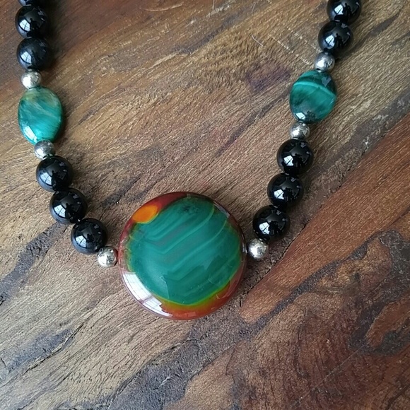 Handmade Genuine Stone Necklace - Picture 4 of 5