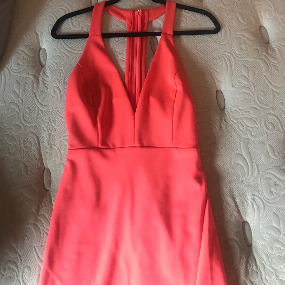 A pink dress