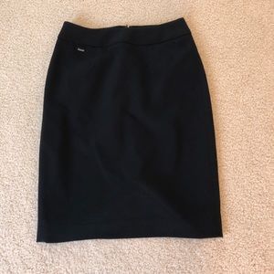 Calvin Klein black pencil skirt