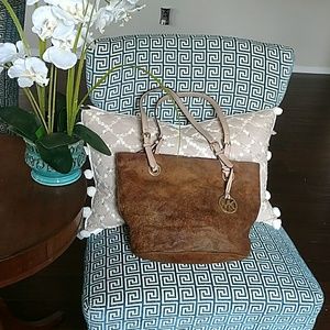 Distressed suede Michael Kors