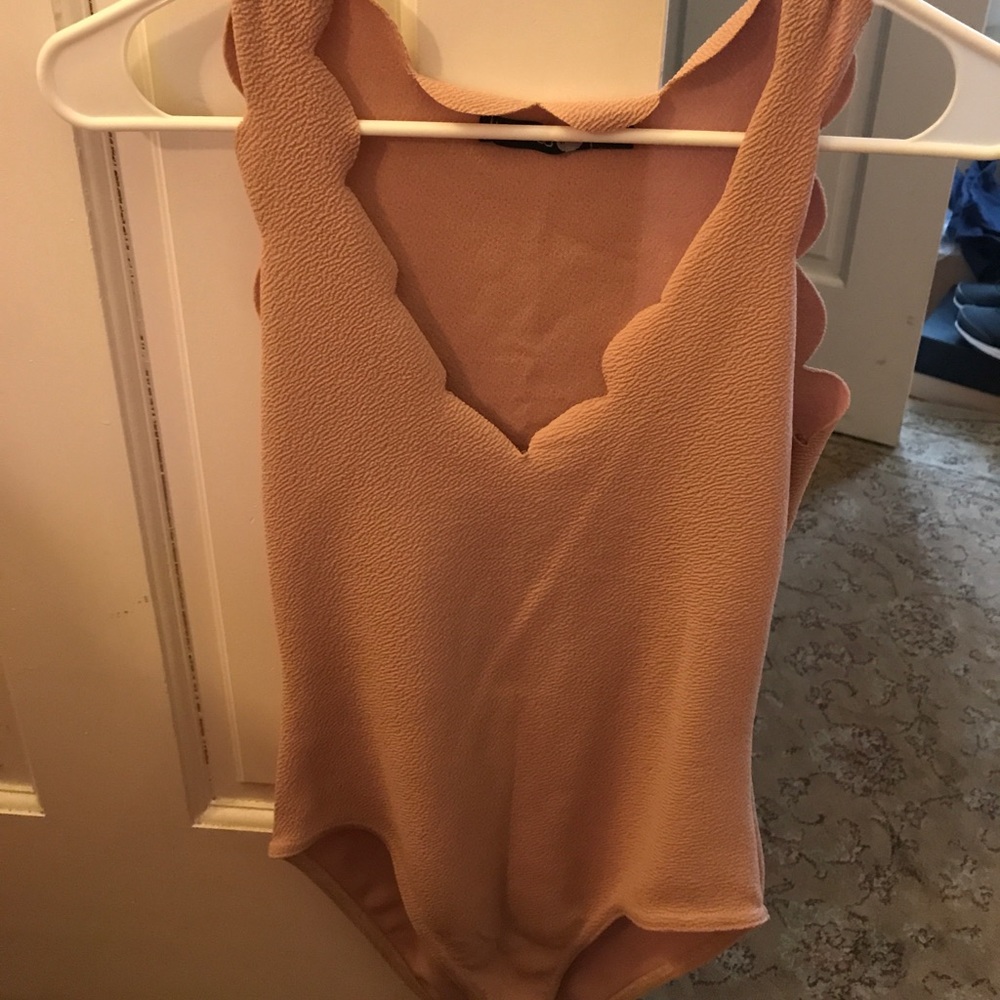 Blush body suit