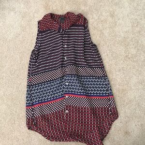 Ann Taylor Button-Down Tank