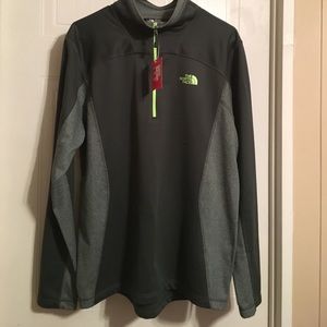 North face quarter zipped sweatshirt