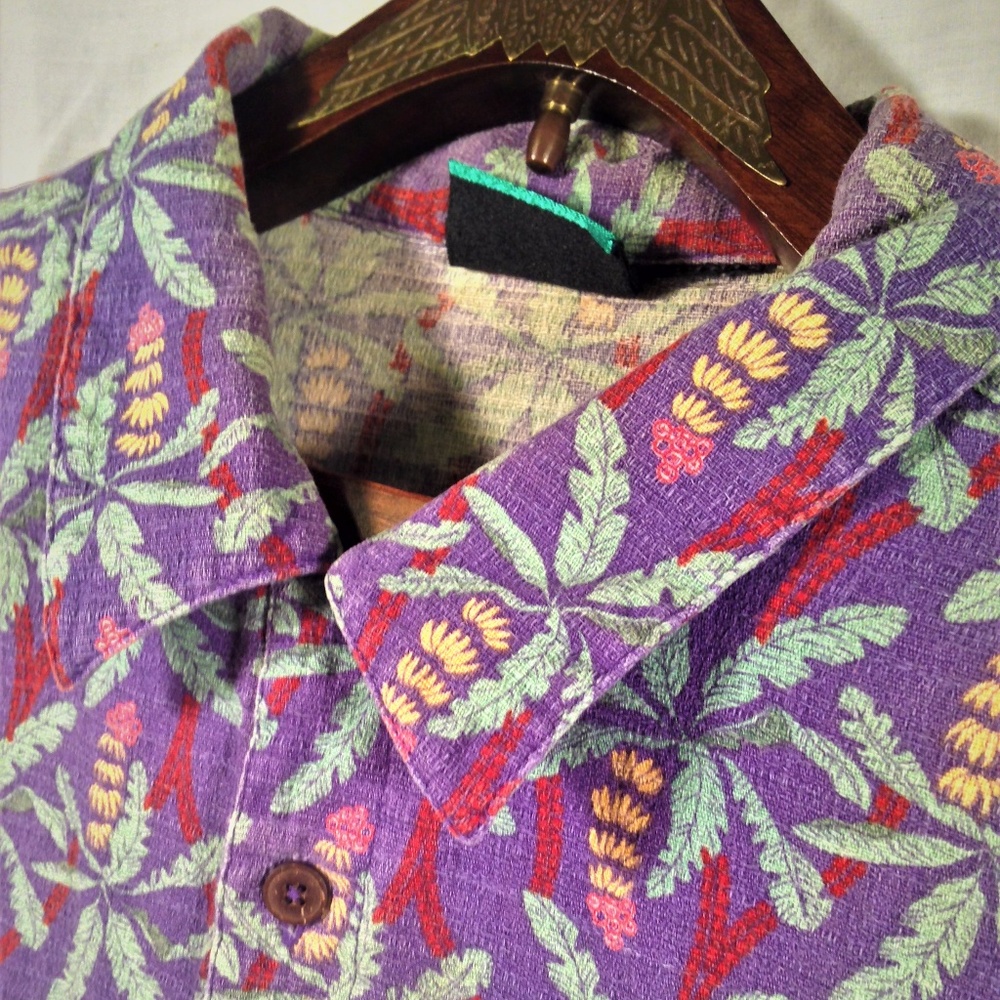 *SOLD*Vintage Patagonia Purple Floral  Shirt