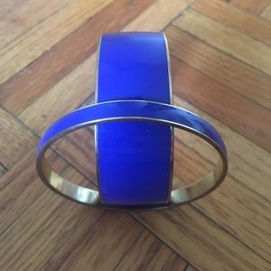 J Crew Blue and Gold Bangles