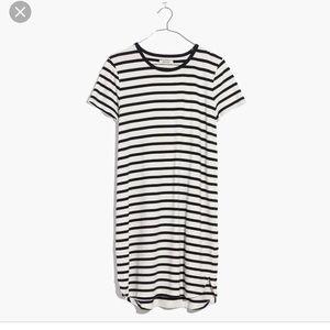 Madewell striped t-shirt dress