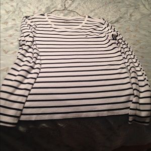 Tommy Hilfiger nautical stripe long sleeve tee.