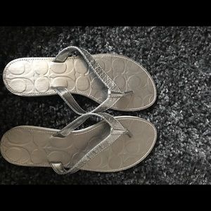 Coach Flip Flops Size 6