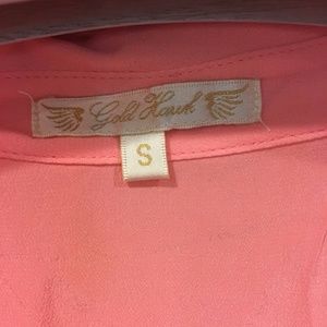 Cold Hawk Tops - Cold Hawk long sleeve coral button down shirt Cold Hawk Tops - Cold Hawk long sleeve coral button down shirt