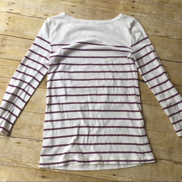 PLATOS 4/$20 • J CREW • sequin striped shirt - Picture 5 of 5