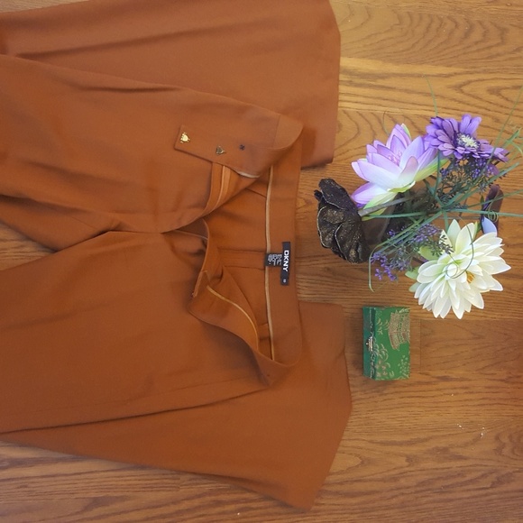 DKNY Bellbottom Slacks - Picture 3 of 4