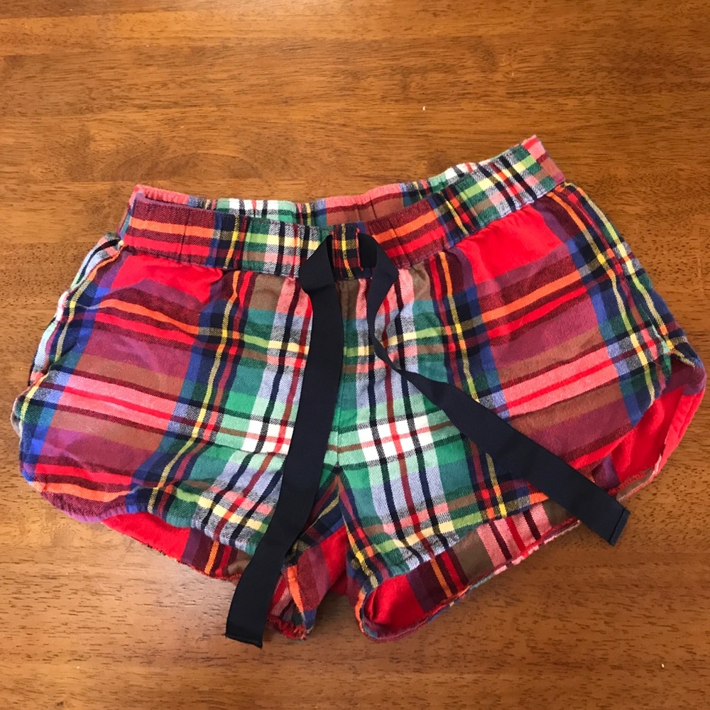 Plaid American Eagle sleeping shorts