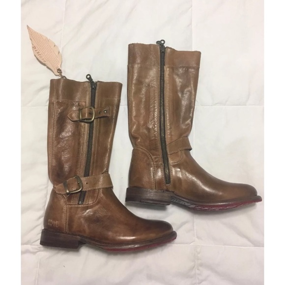 BED STU GOGO LUG LEATHER MOTO BOOTS - Picture 6 of 7