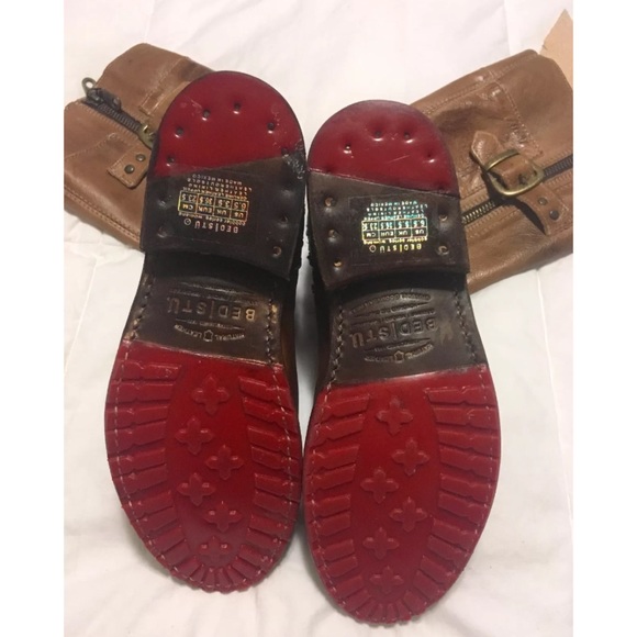 BED STU GOGO LUG LEATHER MOTO BOOTS - Picture 7 of 7