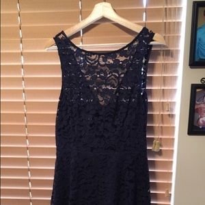 Navy bridesmaid dress