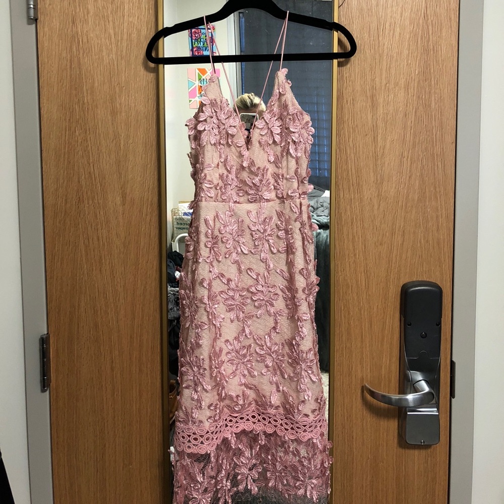 Blush Colored Semi Formal Dress