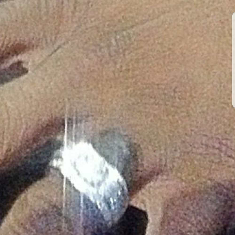 Real diamond white gold 14k