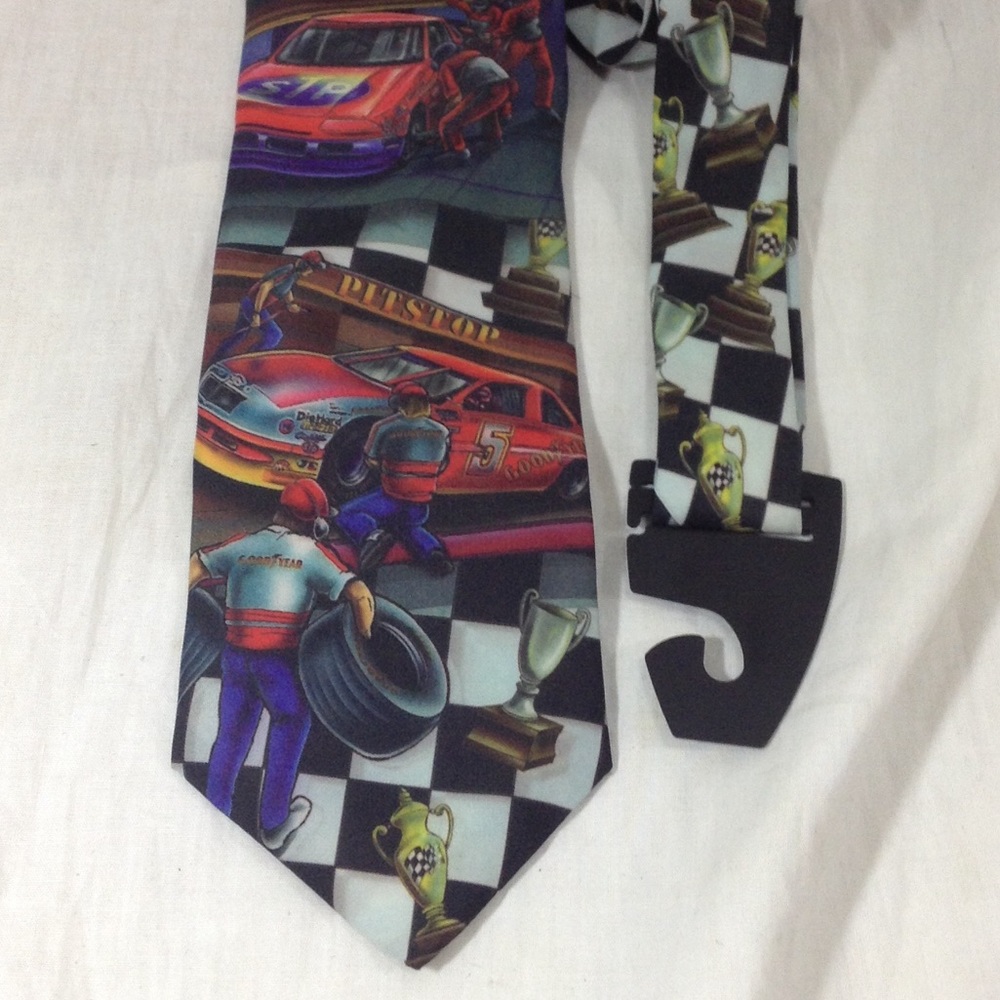 Men's Neck Tie NASCAR Goodyear Die Hard Stp