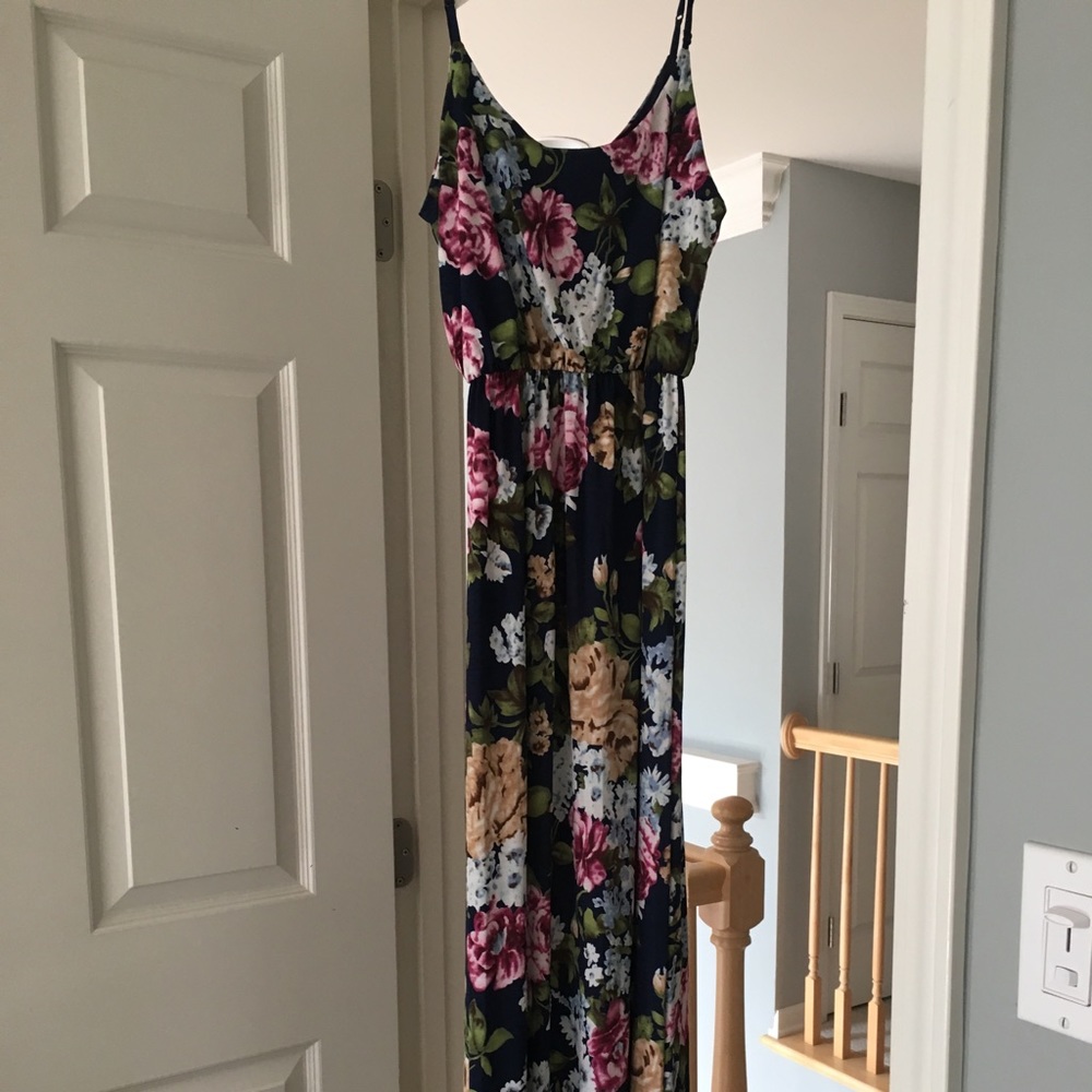 Pink blush maternity dress