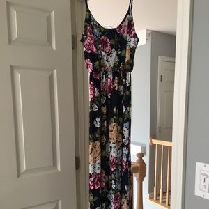 Pink blush maternity dress