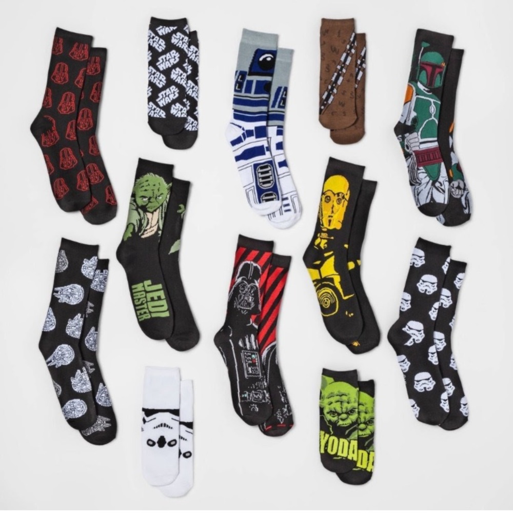 ISO TARGET 12 DAYS OF CHRISTMAS SOCKS MEN 9-11