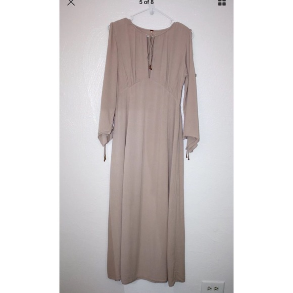 FREE PEOPLE PRETTIEST THING BOHO MAXI DRESS - Picture 3 of 6