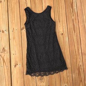 Forever 21 black lace dress