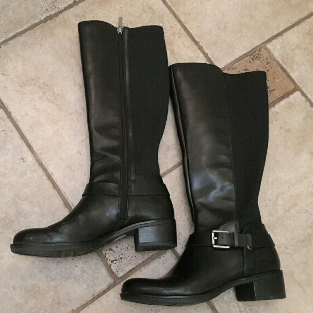 Franco Sarto leather riding boots