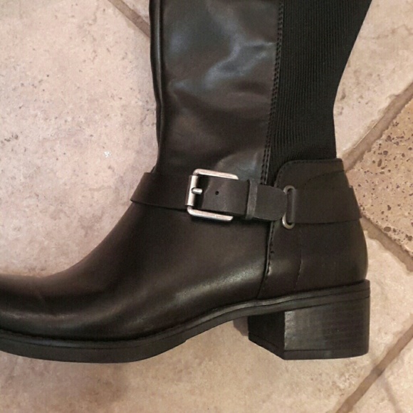 Franco Sarto leather riding boots - Picture 2 of 2