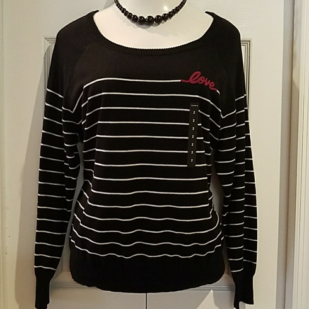 Torrid LOVE striped sweater plus size 2X