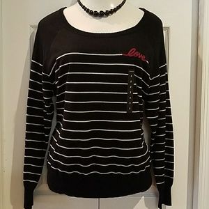 Torrid LOVE striped sweater plus size 2X
