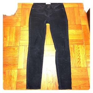 Madewell Skinny Skinny Corduroy in Navy sz 27