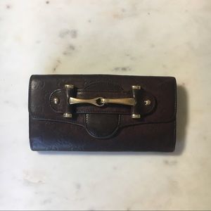 ✨FLASH SALE ✨ Gucci Wallet Leather Gold Fixtures