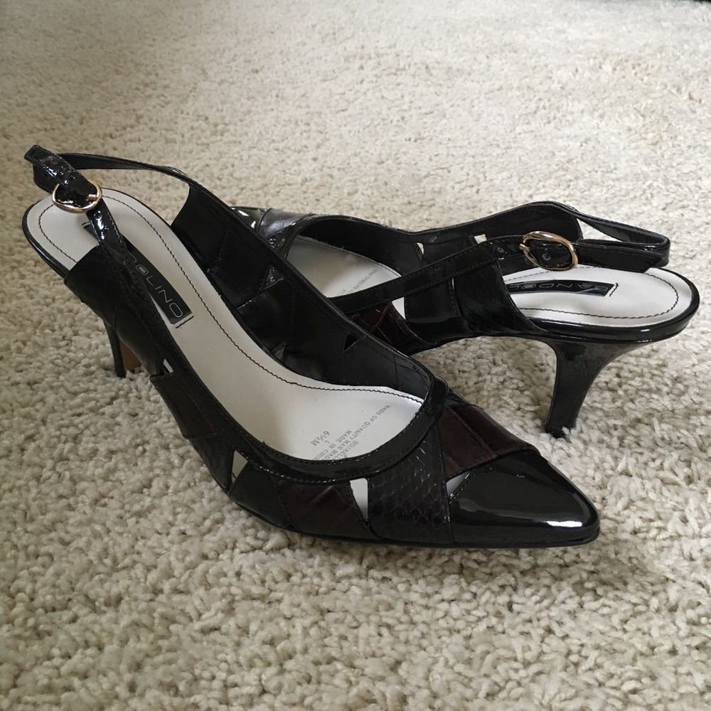 New! Bandolino Espresso Brown Heels