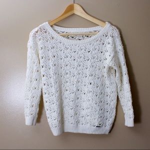 Cream knitted sweater from Abercrombie & Fitch
