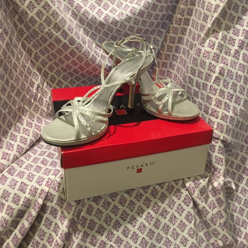 Silver heels