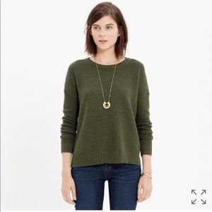 Madewell GREY texturework sweater