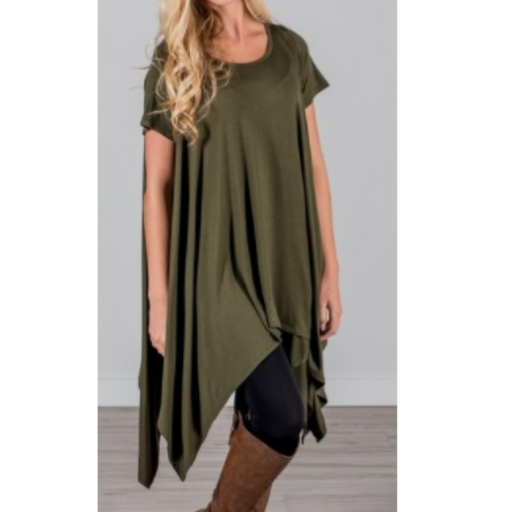 Olive Tunic Top