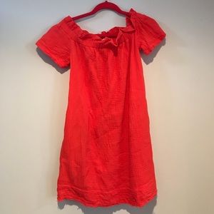 Anthropologie off the shoulder dress