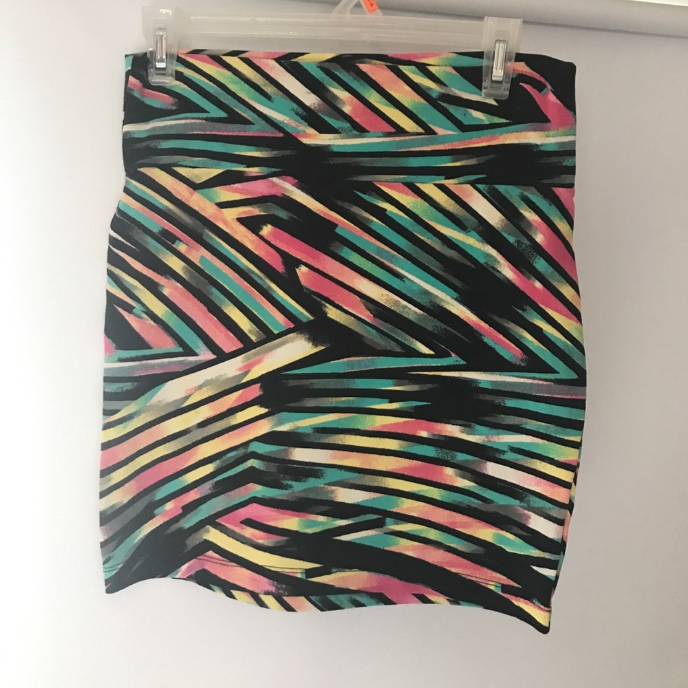 Colorful pencil skirt