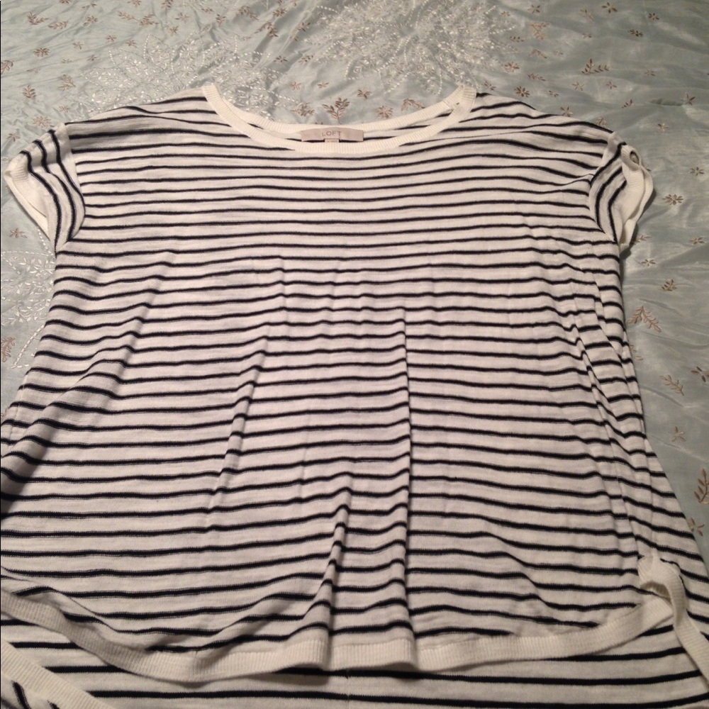 Loft striped sweater