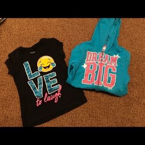 Justice❤️ T-shirt abs sweatshirt combo