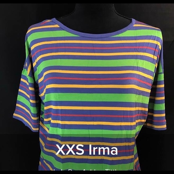 LuLaRoe XXS Irma shirt - Picture 1 of 4
